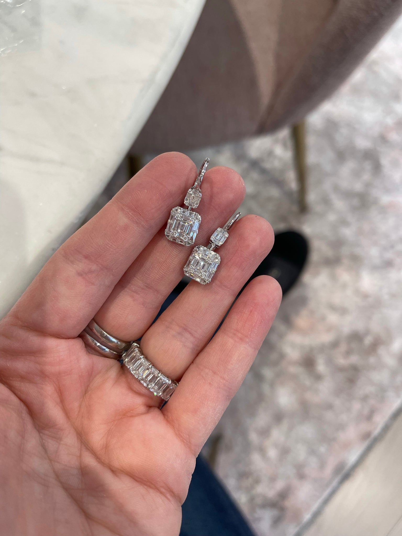 Strika Diamond Earrings – Irasva
